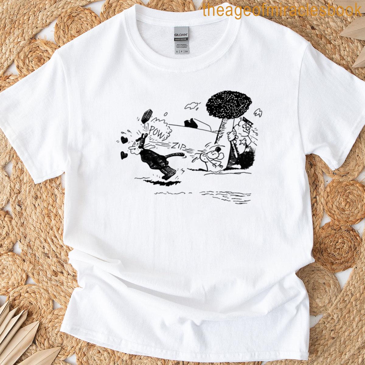 Krazy Kat Ignatz Mouse Attack T-shirt