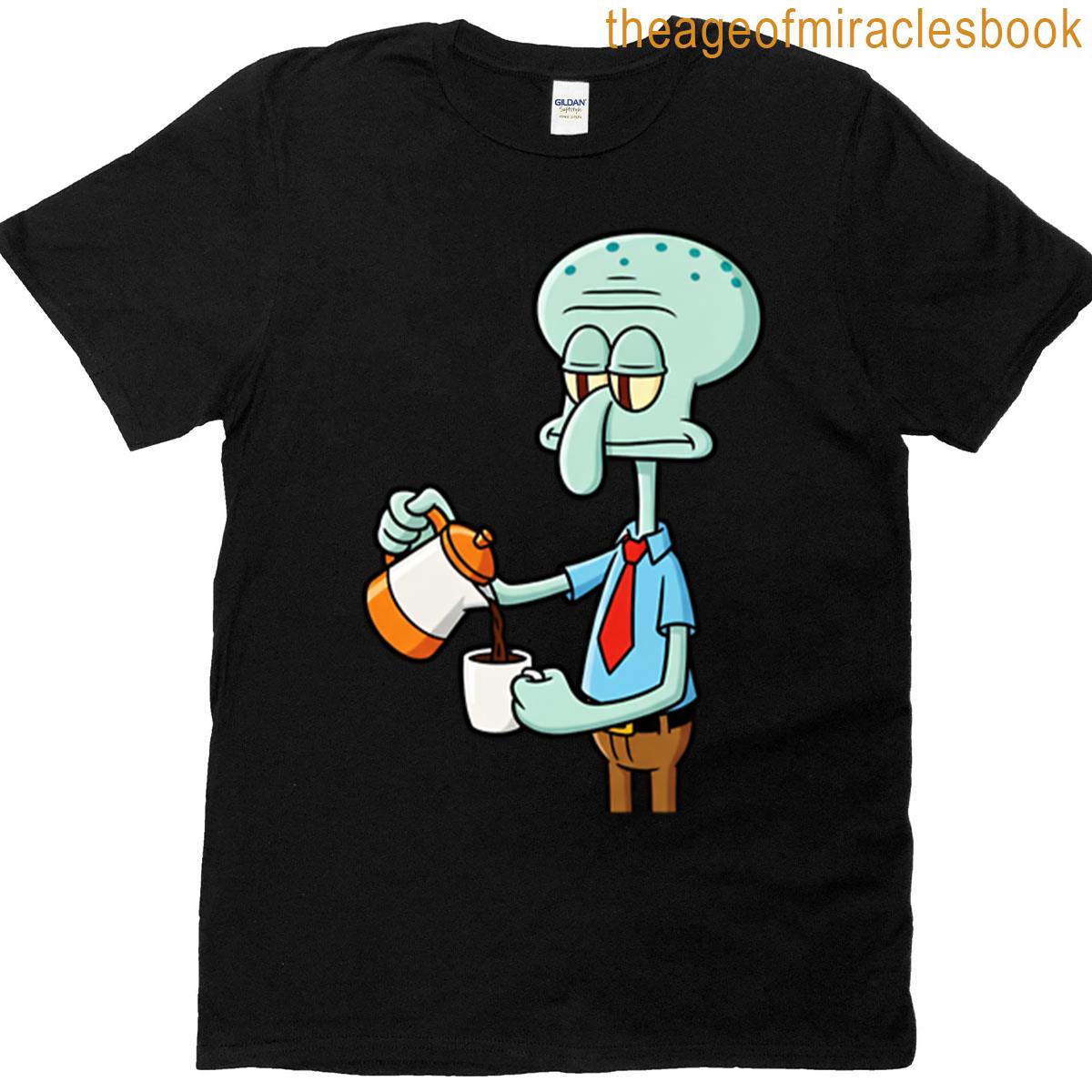 Office Squidward Coffee Break T-shirt