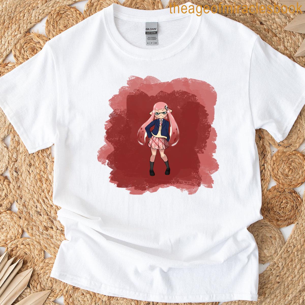 Pink Squid Girl T-shirt