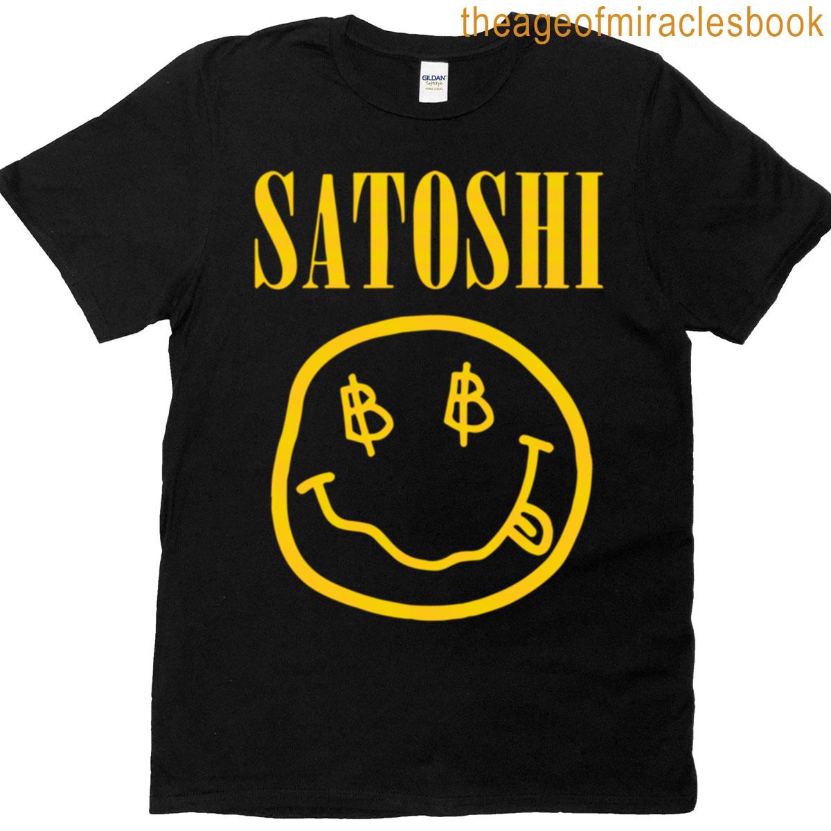 Satoshi Yellow Funny T-shirt