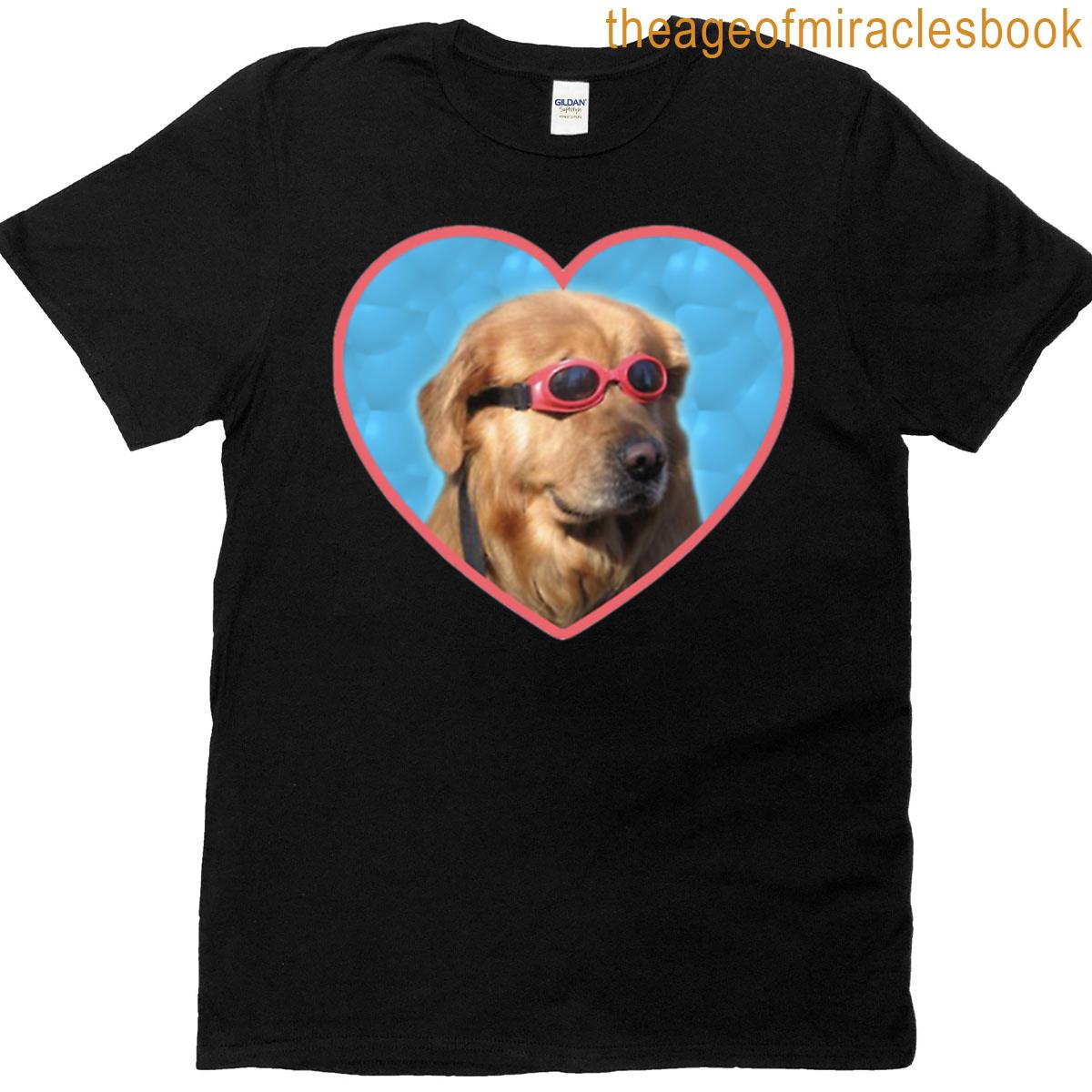 Swimming Goggle Dog T-shirt