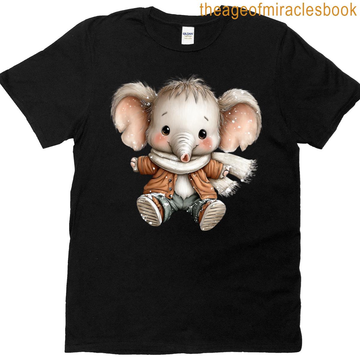 Whimsical Whistling Elephant T-shirt