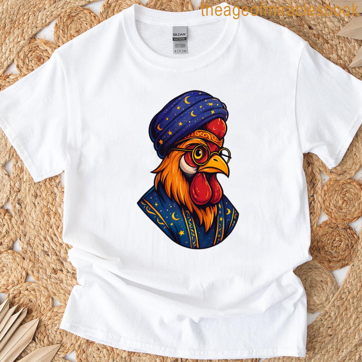Wise Rooster Head T-shirt