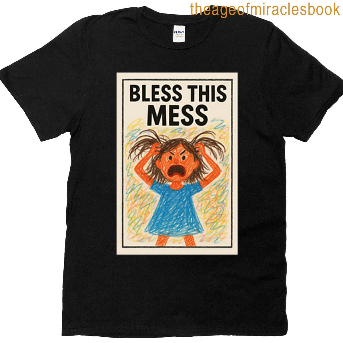 Bless This Mess Doodle Oversized T-shirt