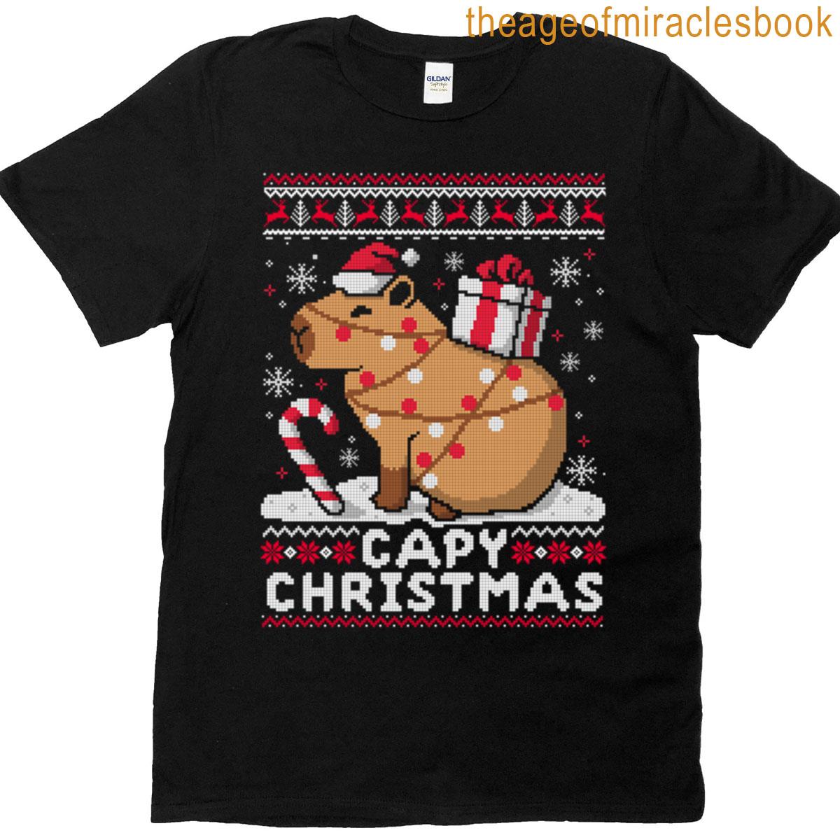 Capy Ugly Christmas T-shirt