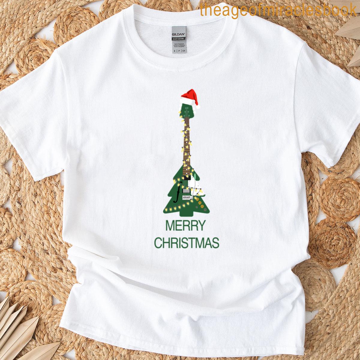 Christmas Guitar T-shirt