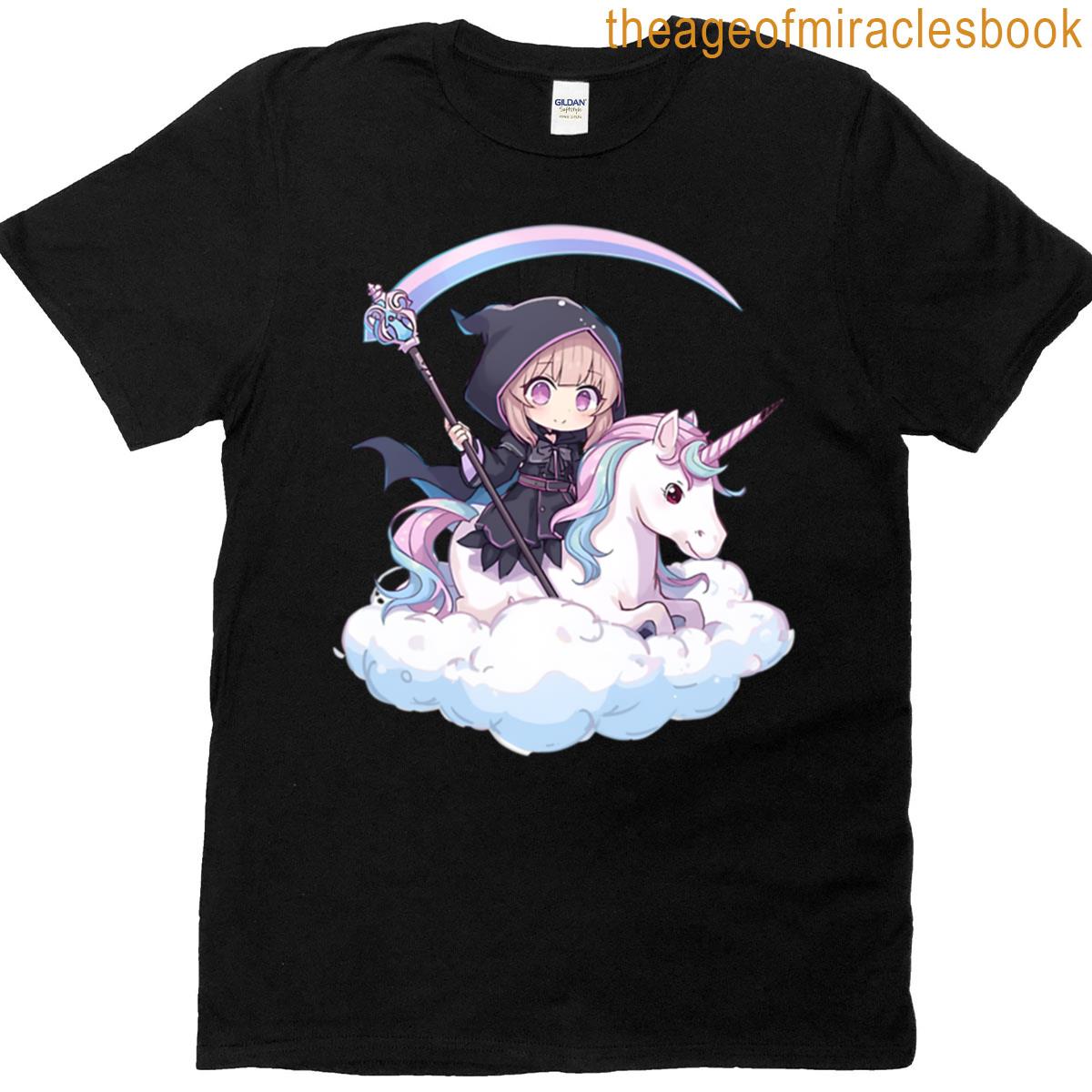 Cute Anime Death Unicorn T-shirt