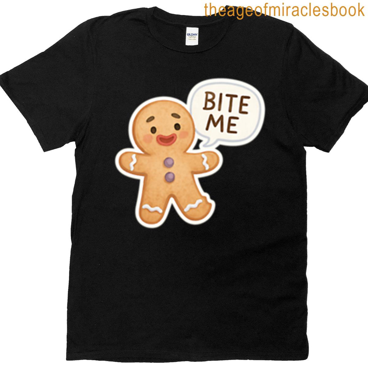 Gingerbread Man – Bite Me T-shirt