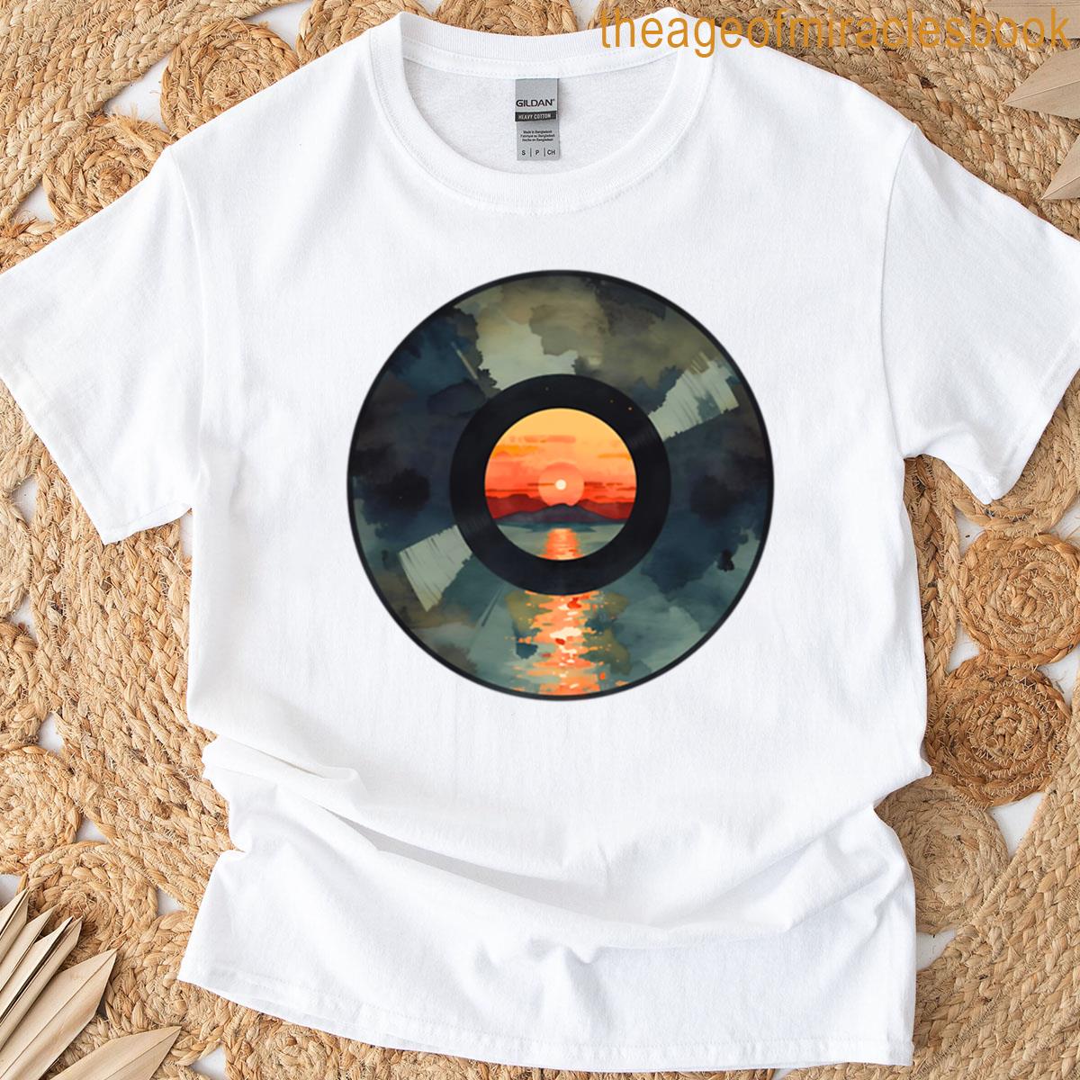 Musical Winter Reflections Oversized T-shirt