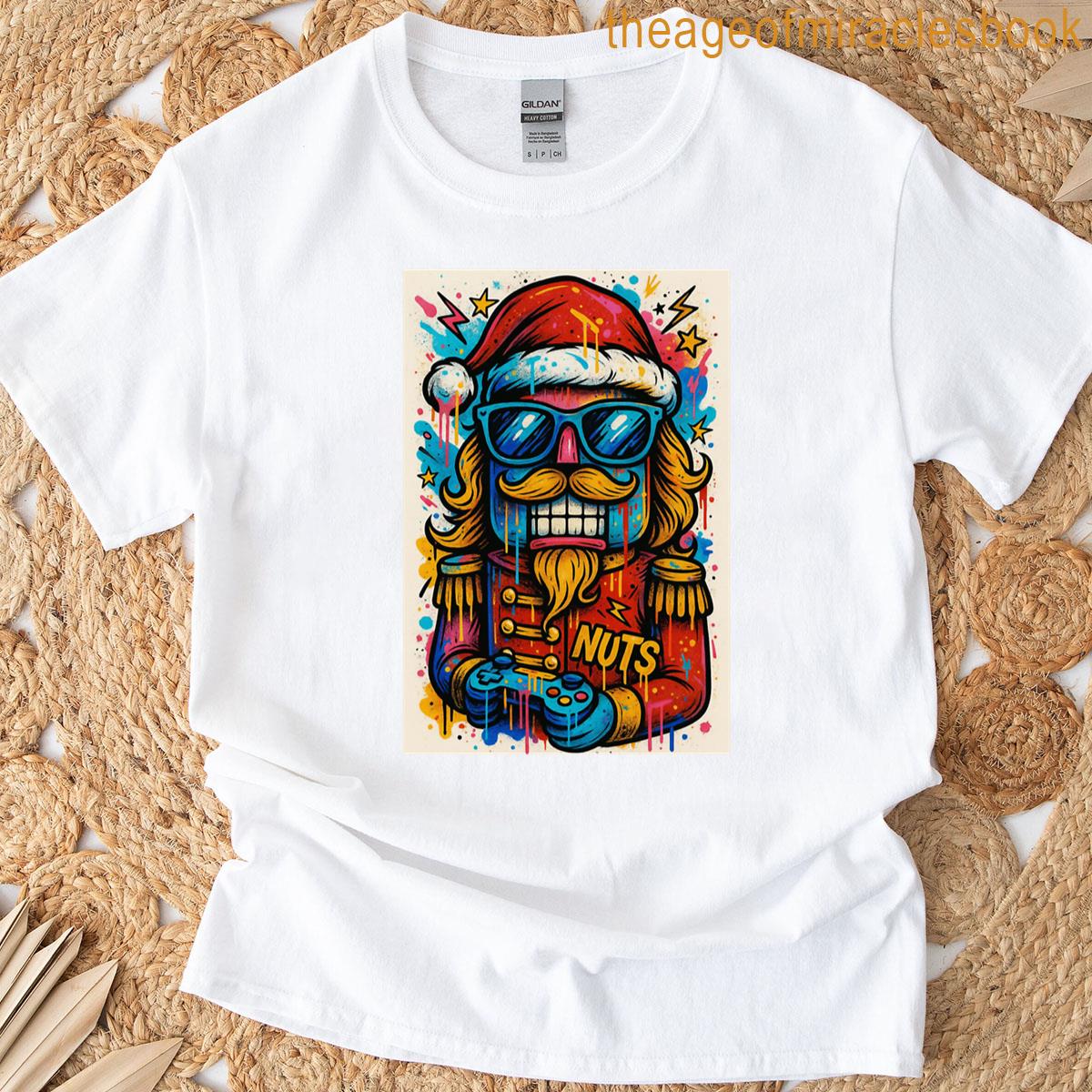 Nuts For Gaming Crazy Christmas Nutcracker T-shirt