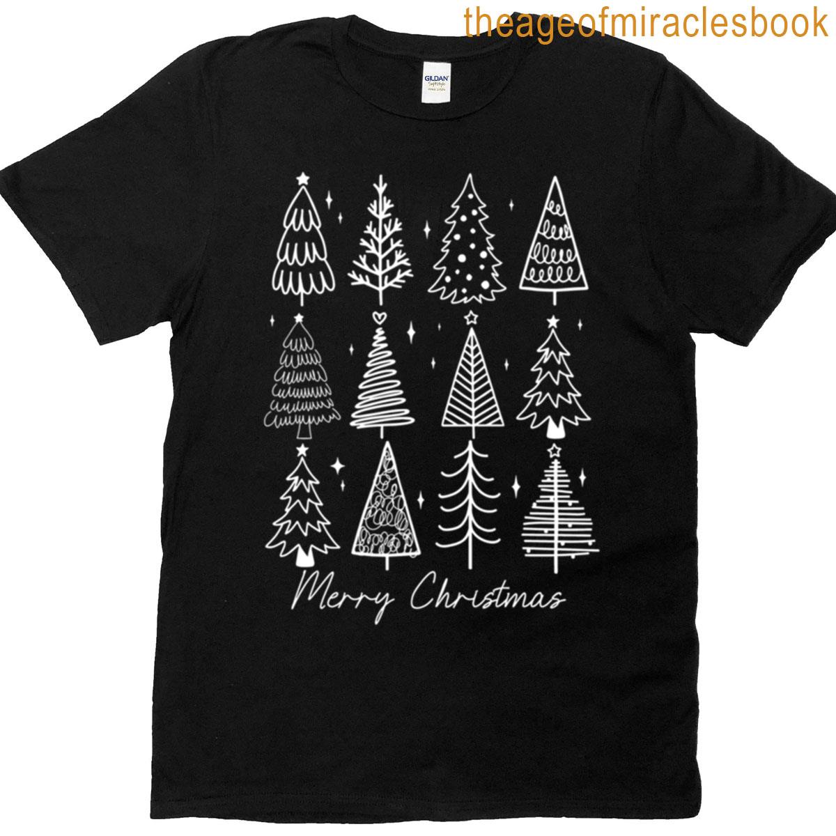 Retro Christmas Tree T-shirt