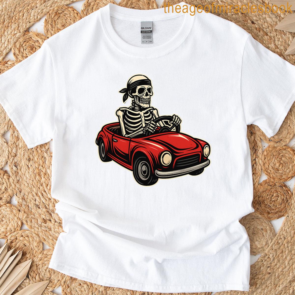 Skeleton Sunset Ride T-shirt