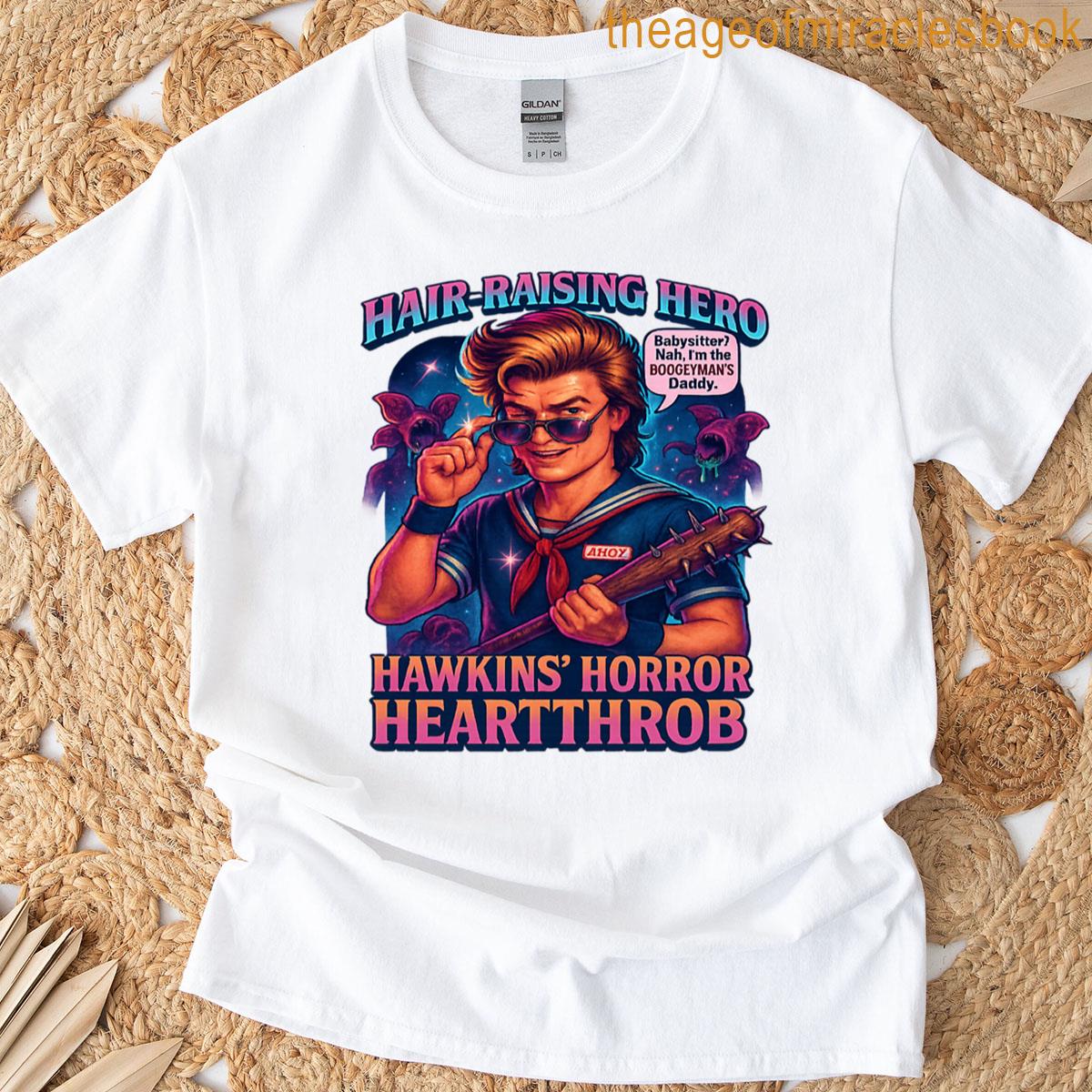 Working Hard Hardly Working Hard While Working Retro Pop-up Humor T-shirt