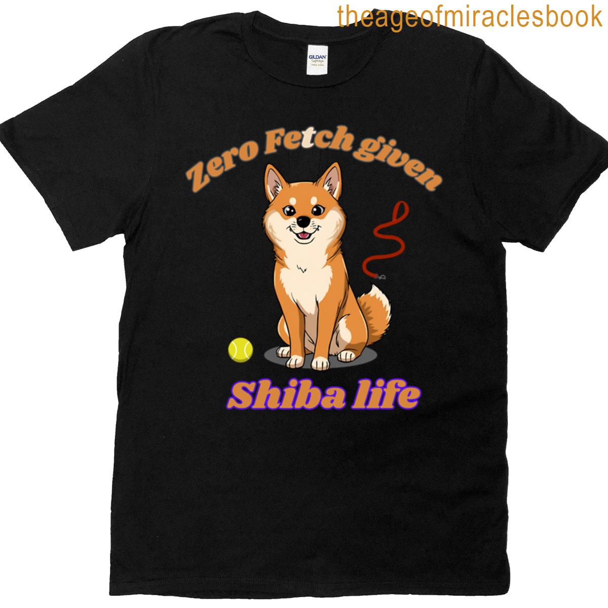 Zero Fetch Given Shiba Life Design Oversized T-shirt