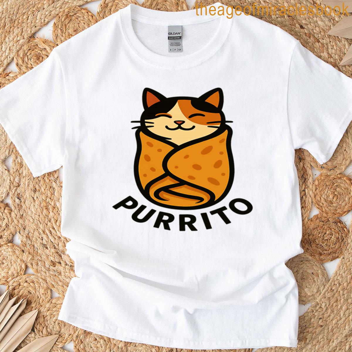 Calico Wrapped Like A Burrito T-shirt