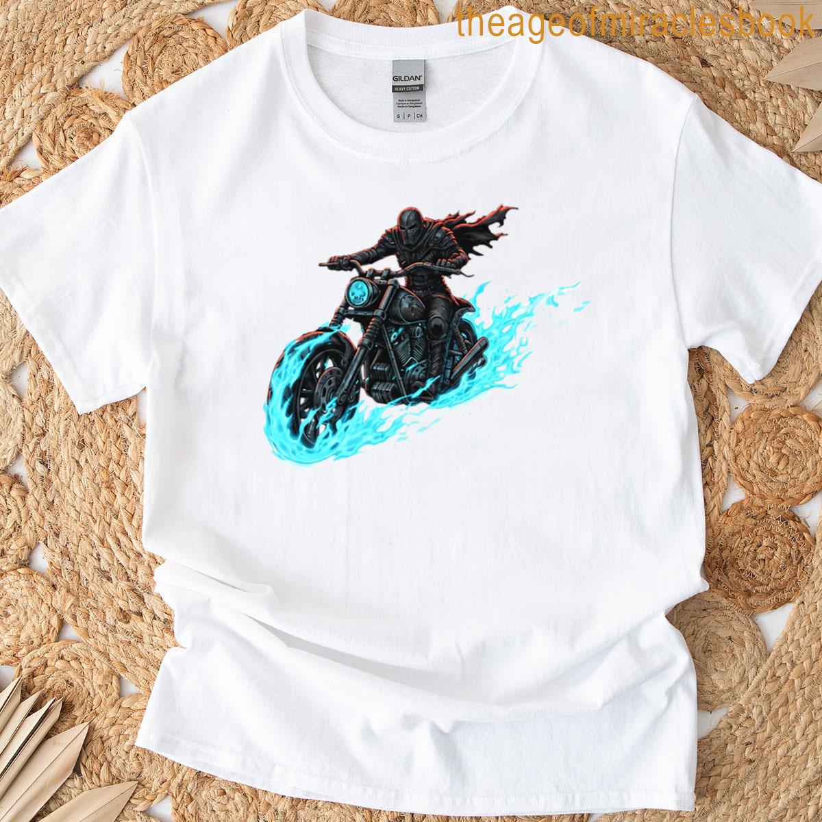 Dark Knight Ghost Rider Motorcycle T-shirt