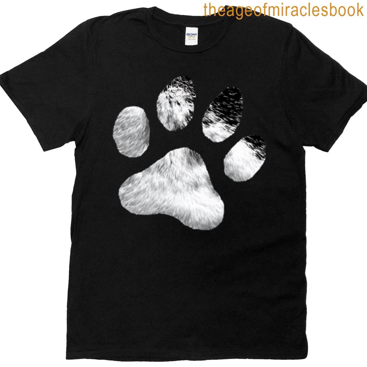 Furry Paw Print T-shirt
