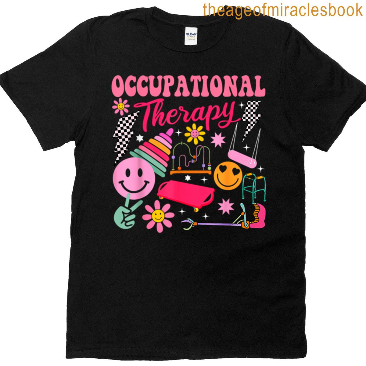 Occupational Therapy Retro Therapy Professional T-shirt