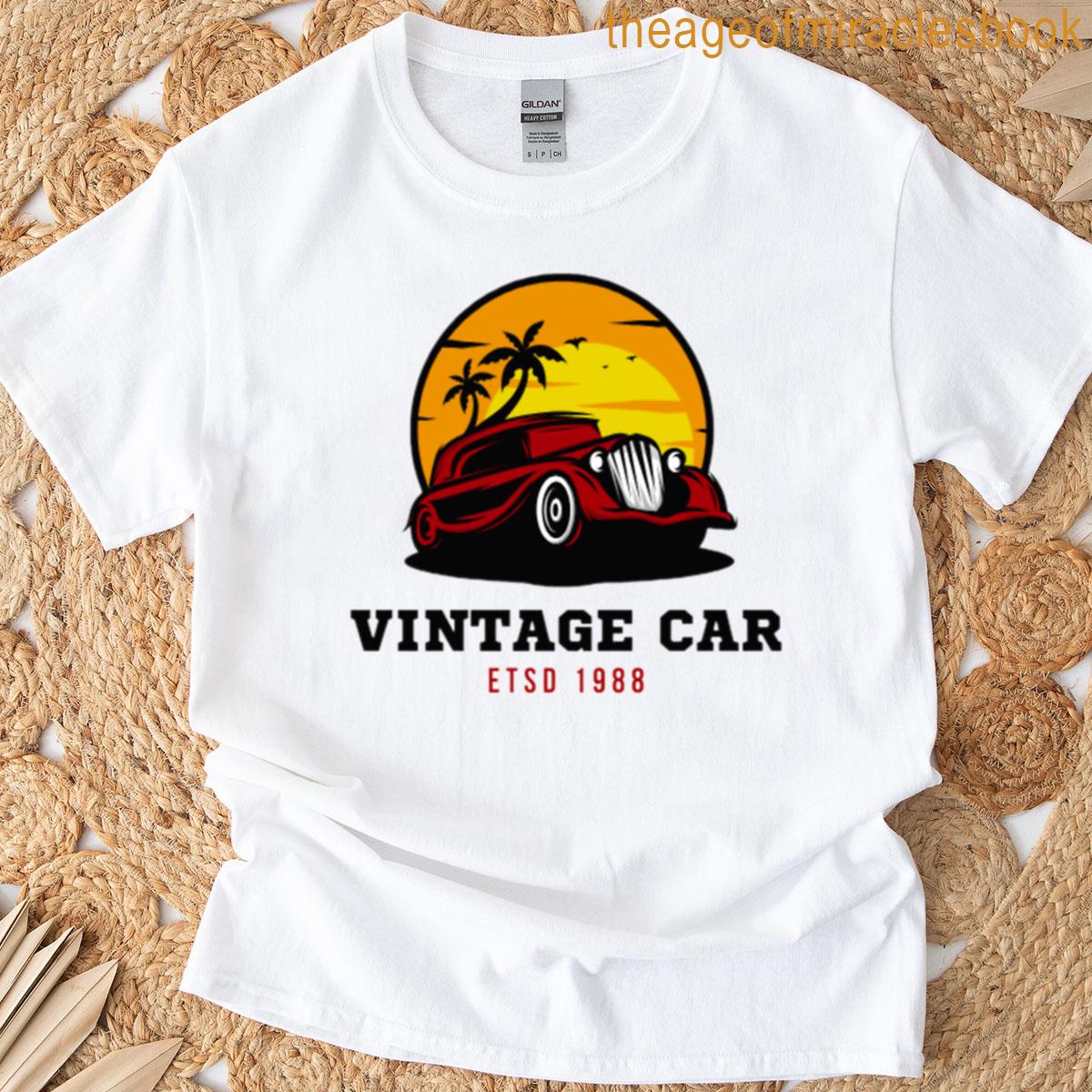 Vintage Car Retro Design T-shirt
