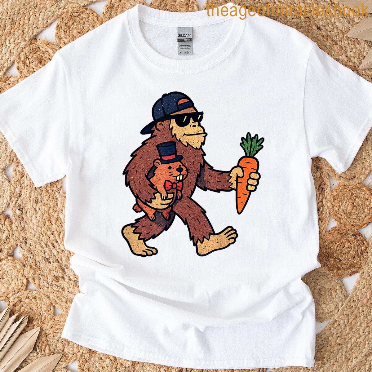 Funny Sasquatch Groundhog T-shirt