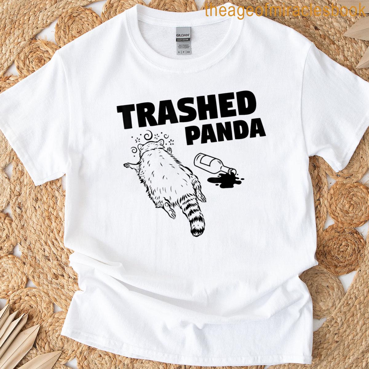 Trash Panda Drunk Racoon Funny T-shirt