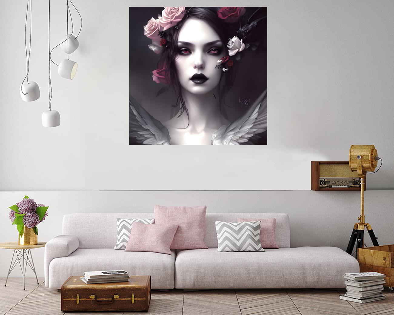 Gothic Love Canvas Print Canvas, Poster Gothic Love Canvas Print Canvas, Poster