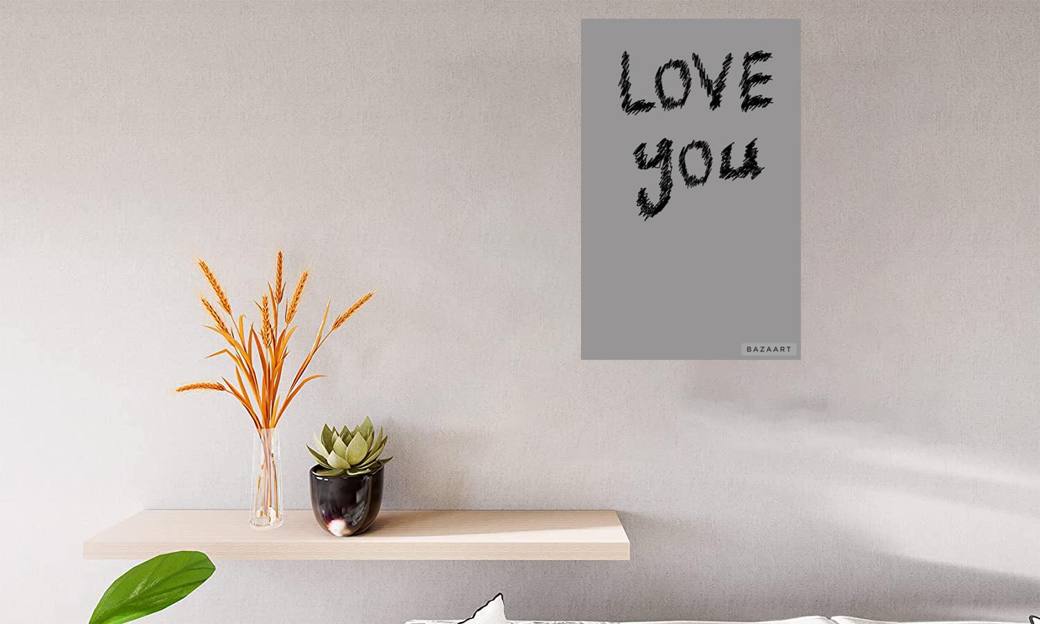 Alternative view of Love You Babe Canvas Print Canvas, Poster