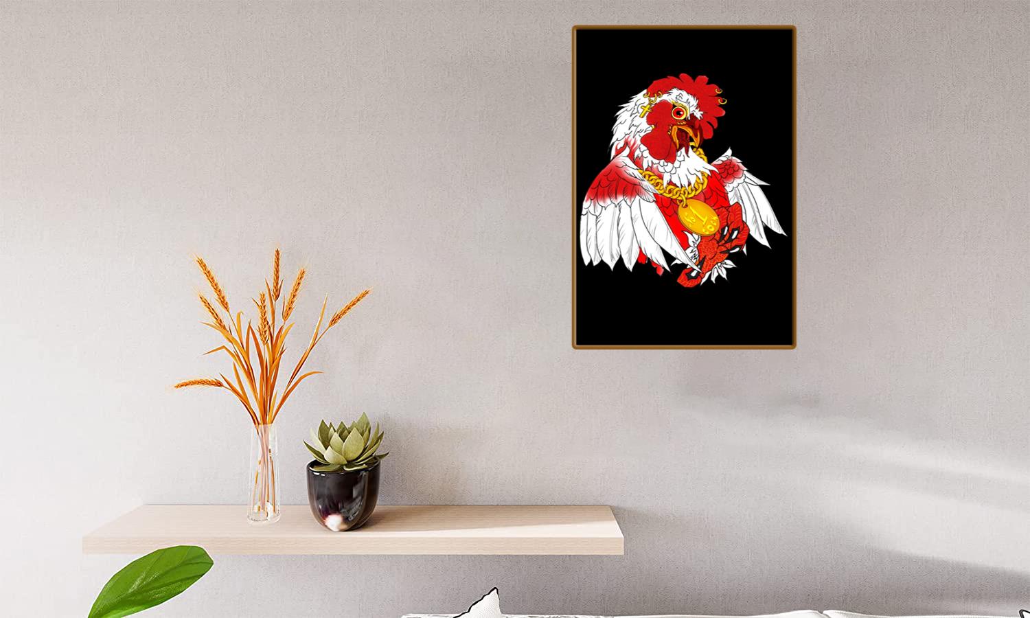 Alternative view of 4cock No1 Canvas Print Canvas, Poster