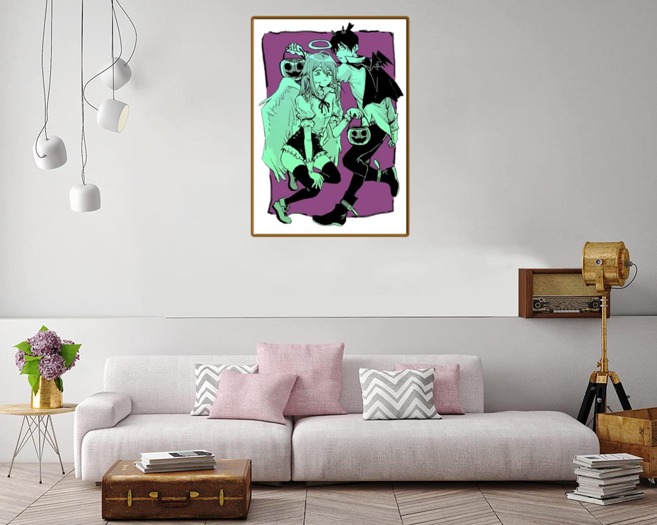 Angel Devil Halloween Canvas Print Canvas, Poster