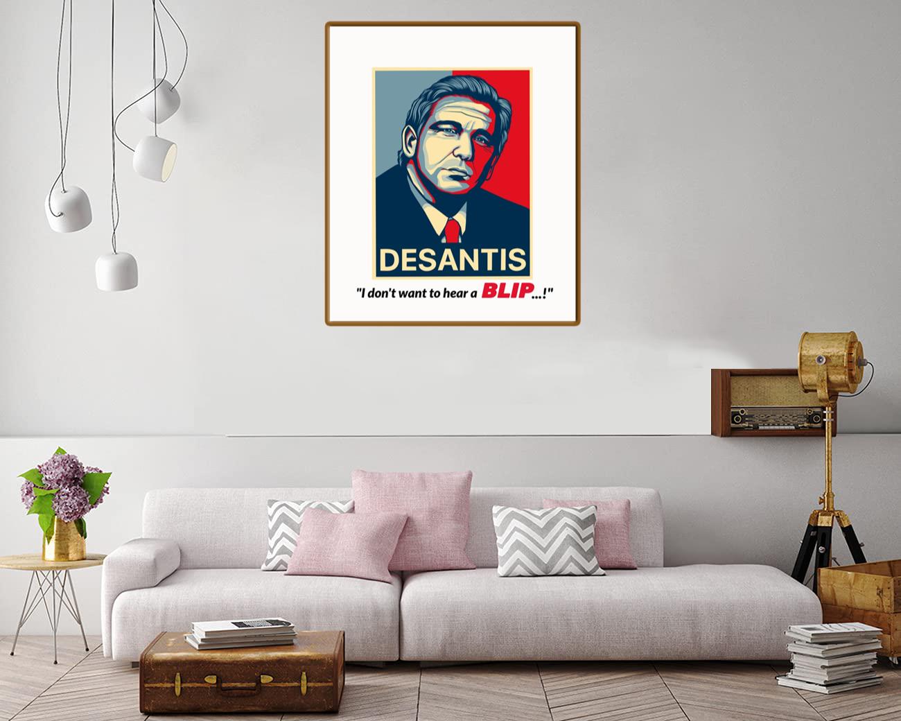 Florida Governor Ron Desantis Canvas Print Canvas, Poster