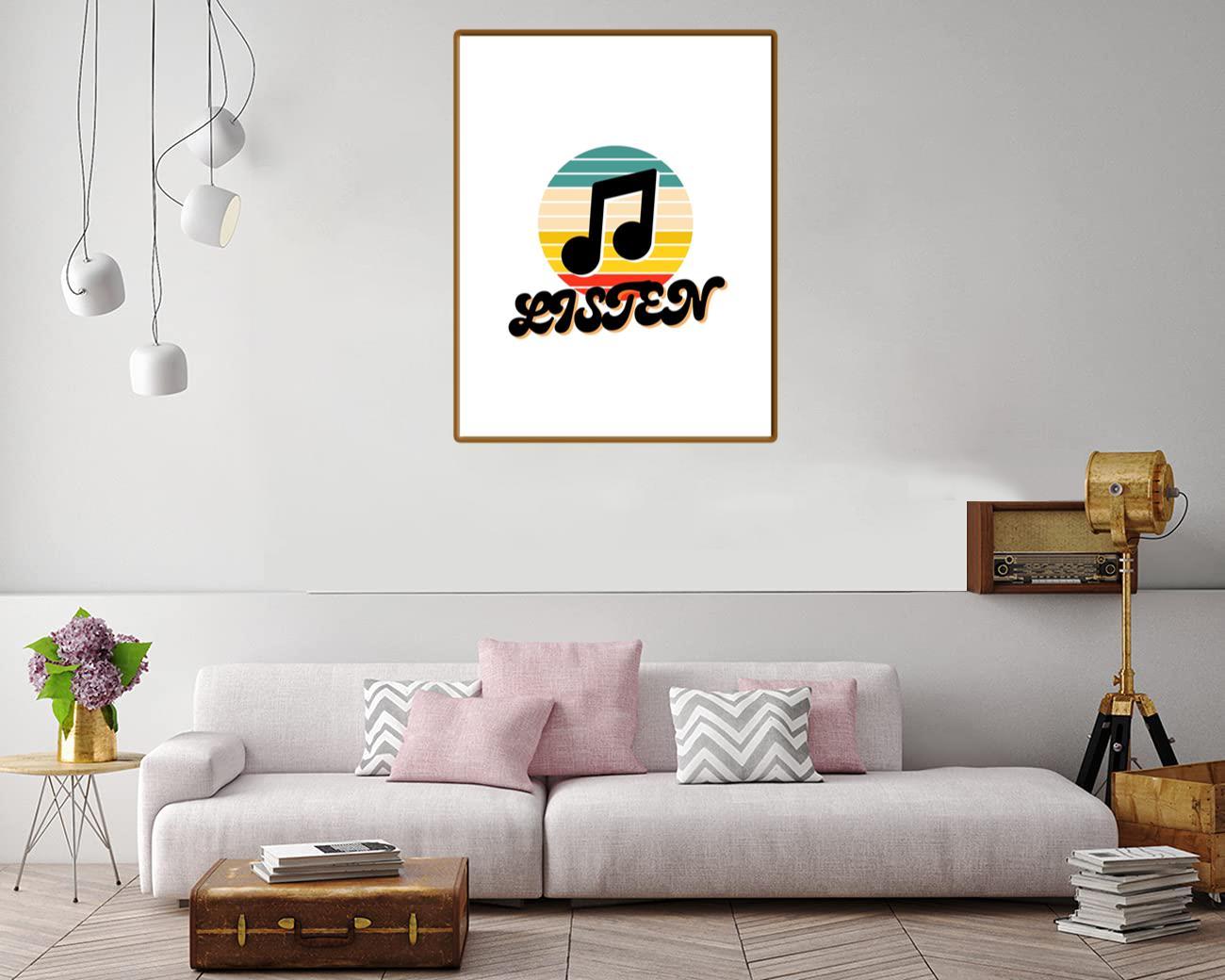 Listen Canvas Print Canvas, Poster