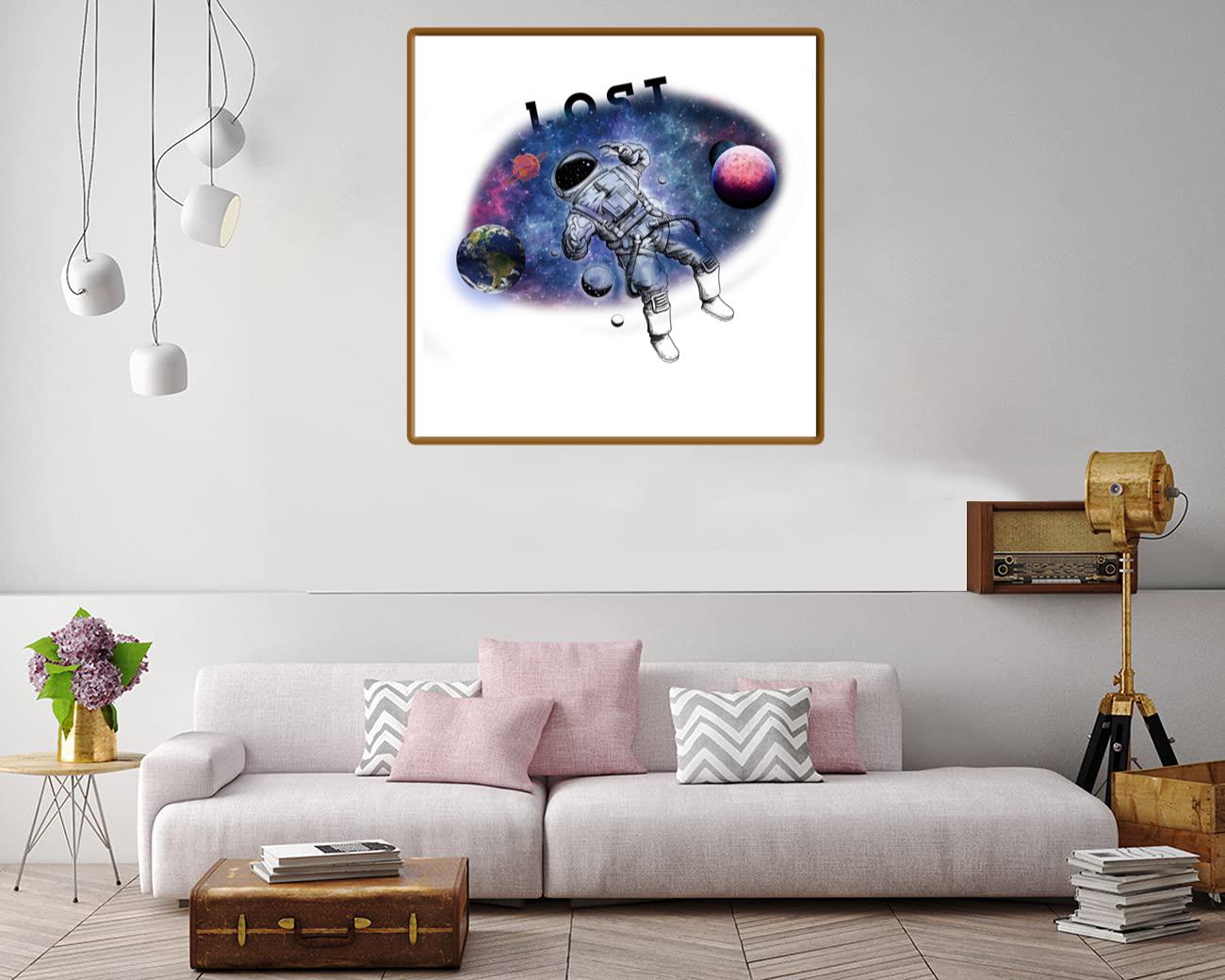 Lost In This Univers Canvas Print Canvas, Poster