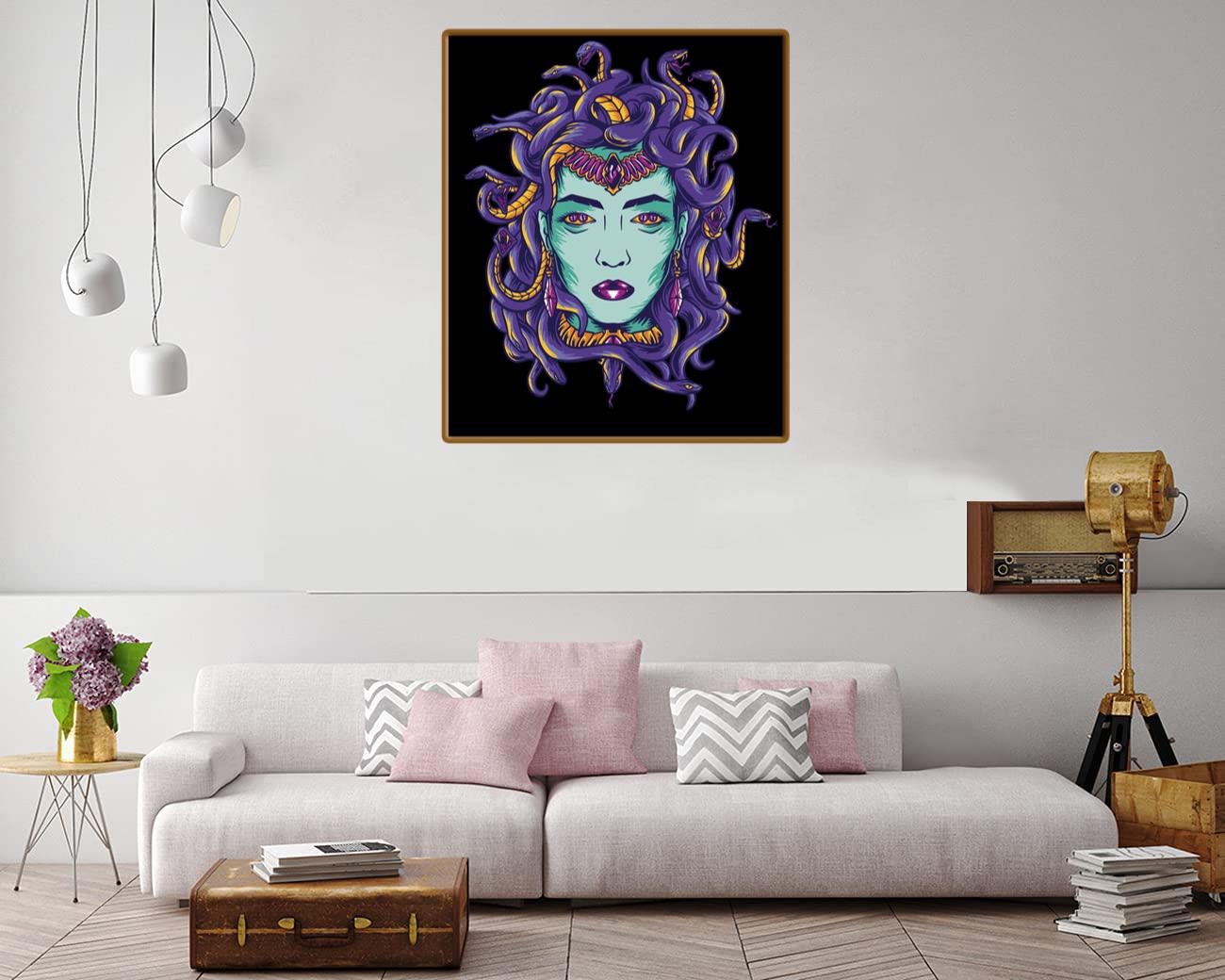 Medusa Head Canvas Print Canvas, Poster