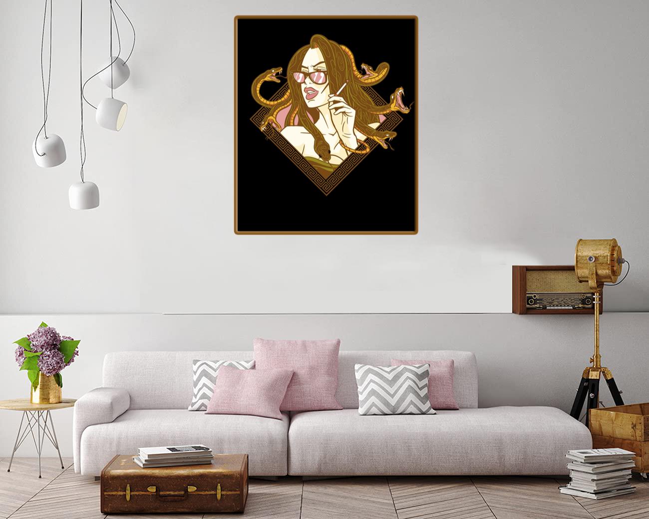 Modern Medusa Canvas Print Canvas, Poster
