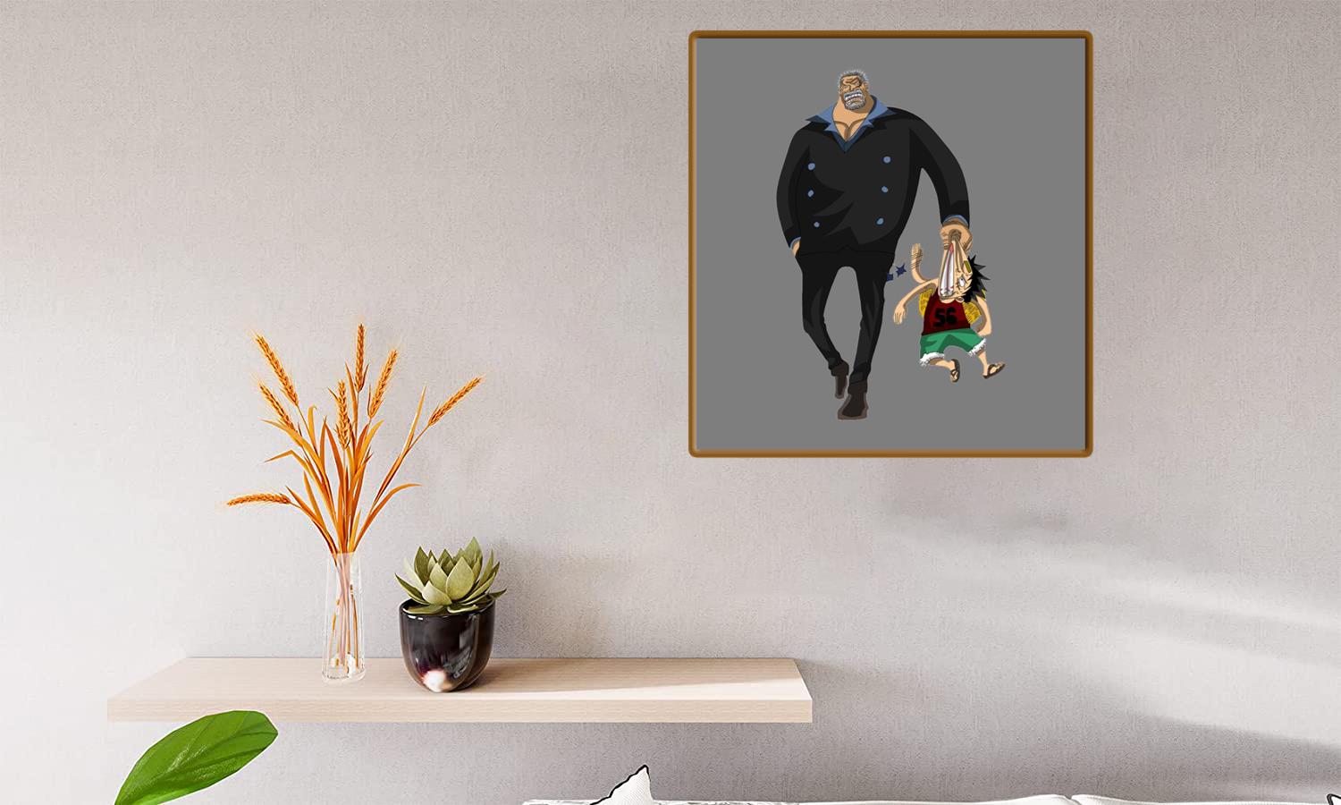 Alternative view of One Piece Monkey D Garp Canvas Print Canvas, Poster