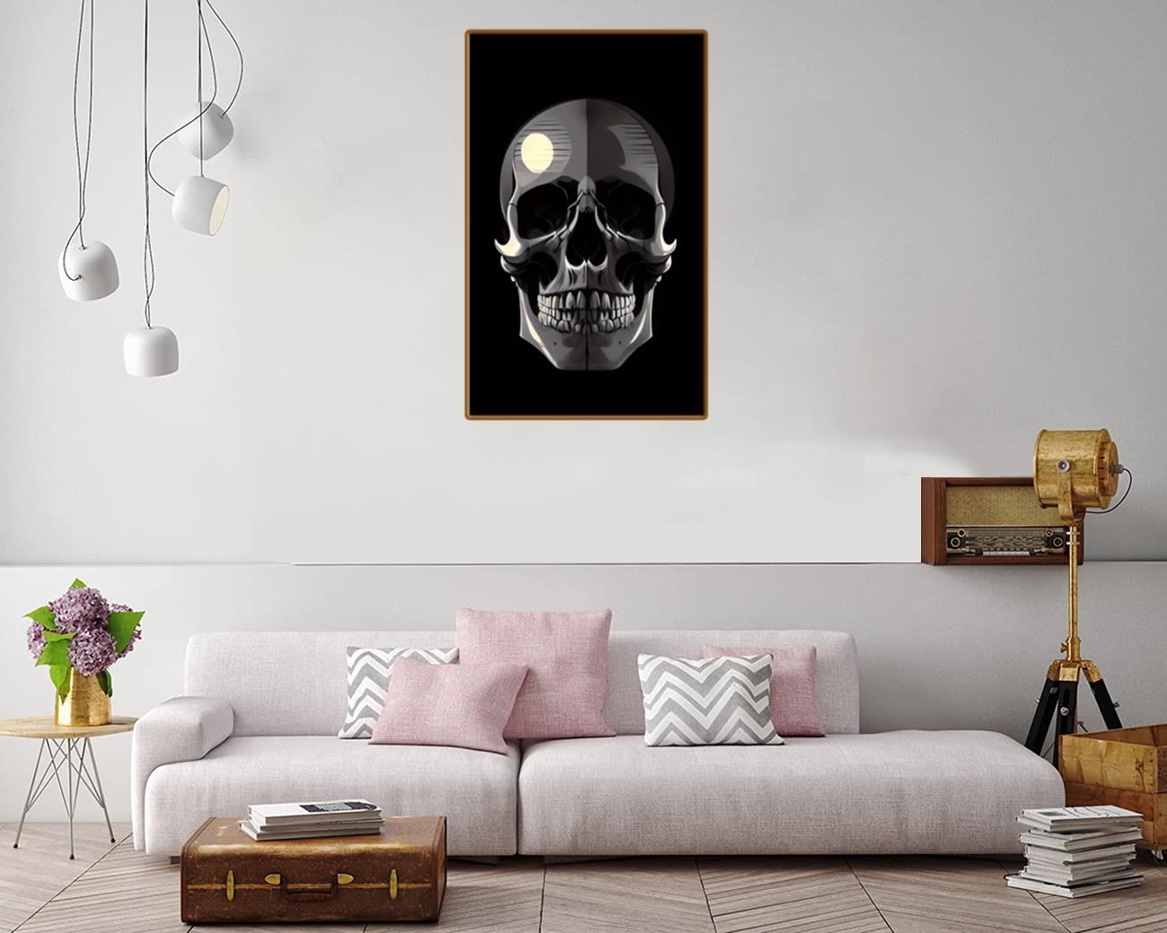 Skull Artwork3 Canvas Print Canvas, Poster