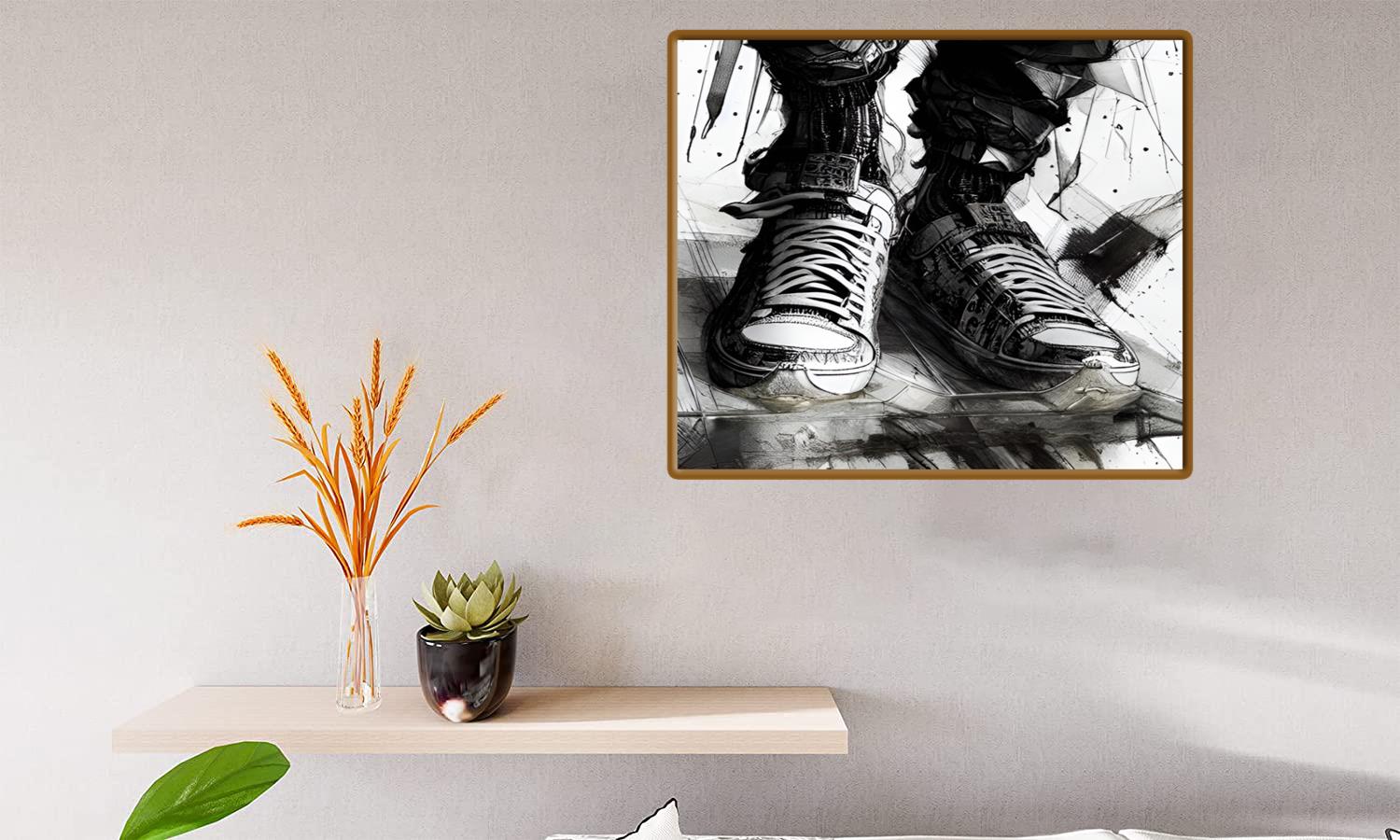 Alternative view of Sneakers Splashart Canvas Print Canvas, Poster