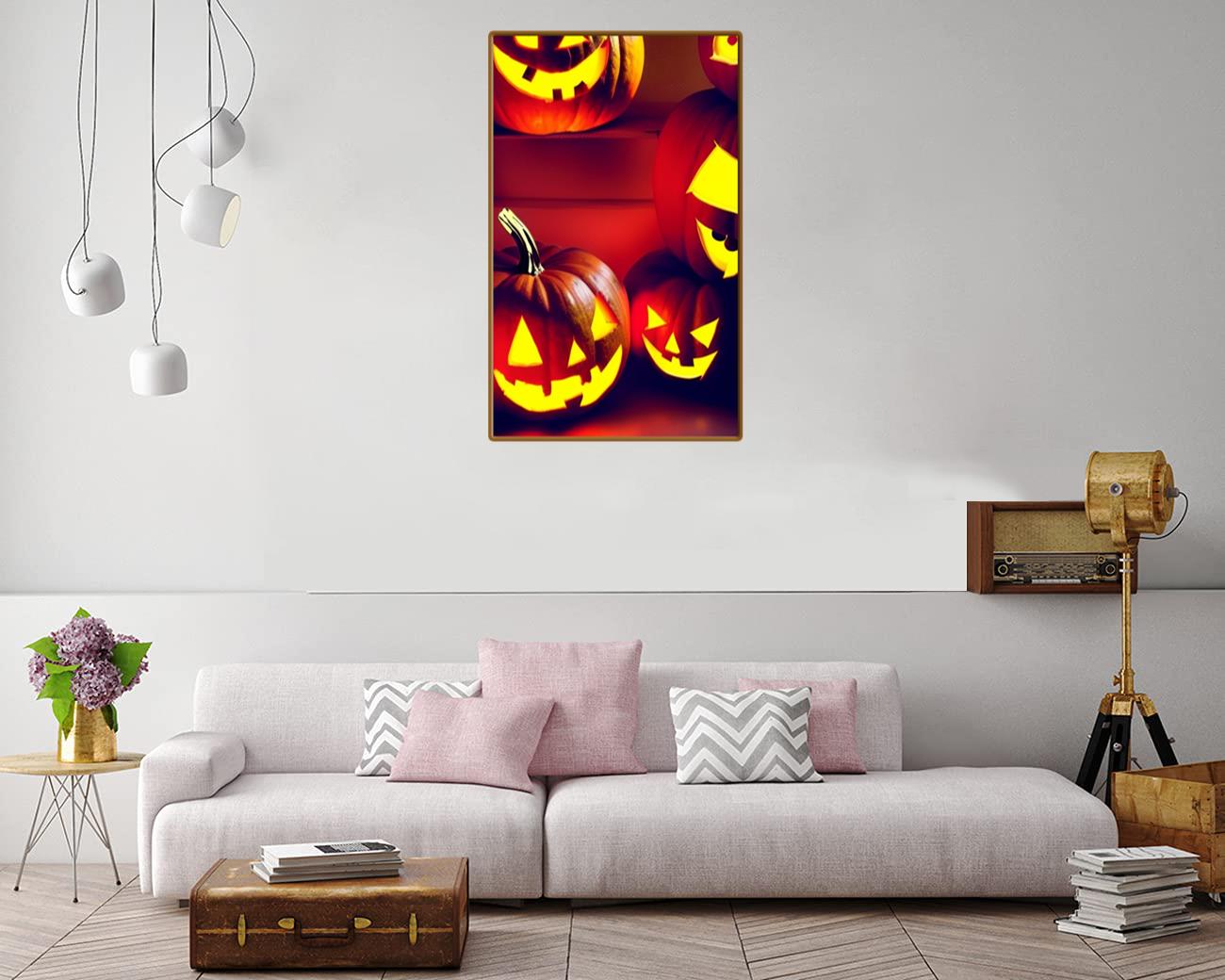 Spooky Pumpkins Canvas Print Canvas, Poster
