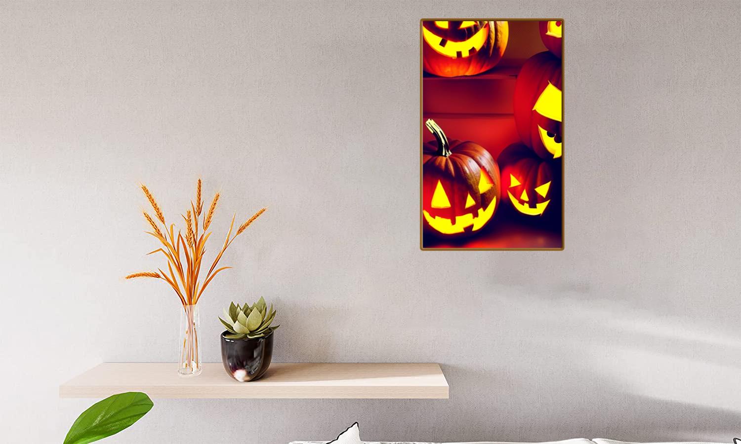 Alternative view of Spooky Pumpkins Canvas Print Canvas, Poster