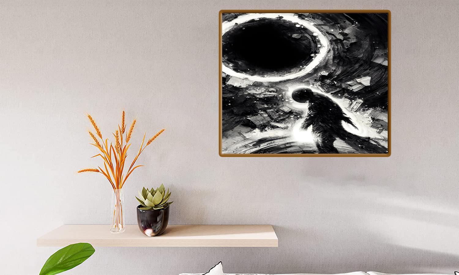 Alternative view of Stuck In A Blackhole Canvas Print Canvas, Poster