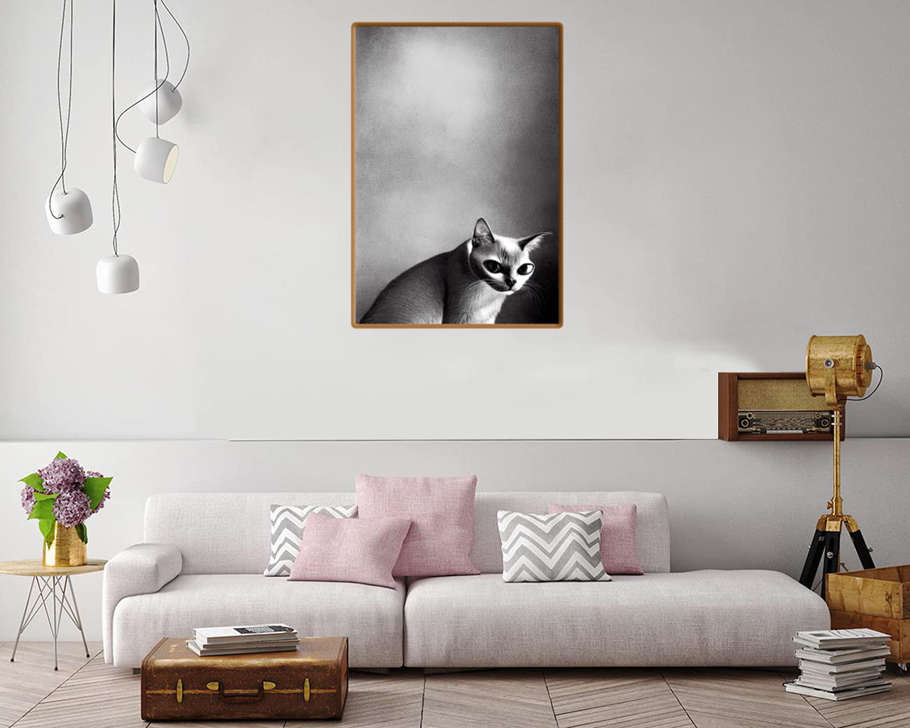 Dark Cat Canvas Print Canvas, Poster Dark Cat Canvas Print Canvas, Poster