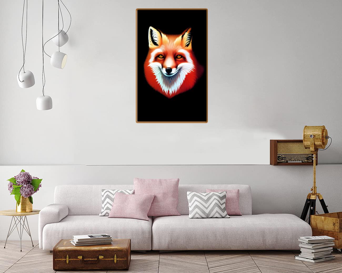 Fox Artwork7 Canvas Print Canvas, Poster