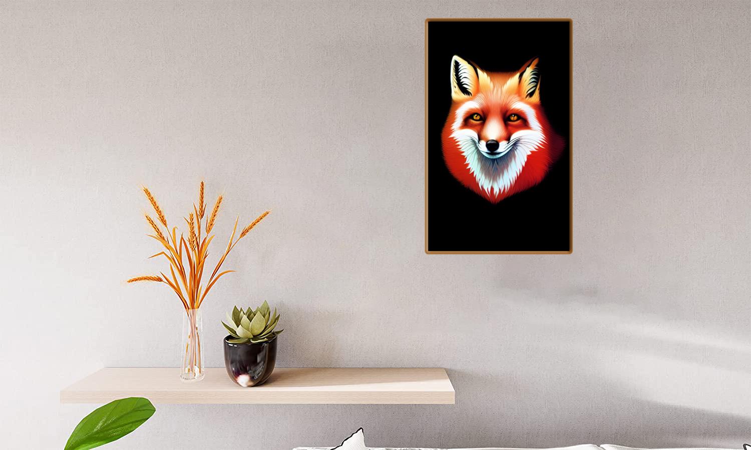 Alternative view of Fox Artwork7 Canvas Print Canvas, Poster