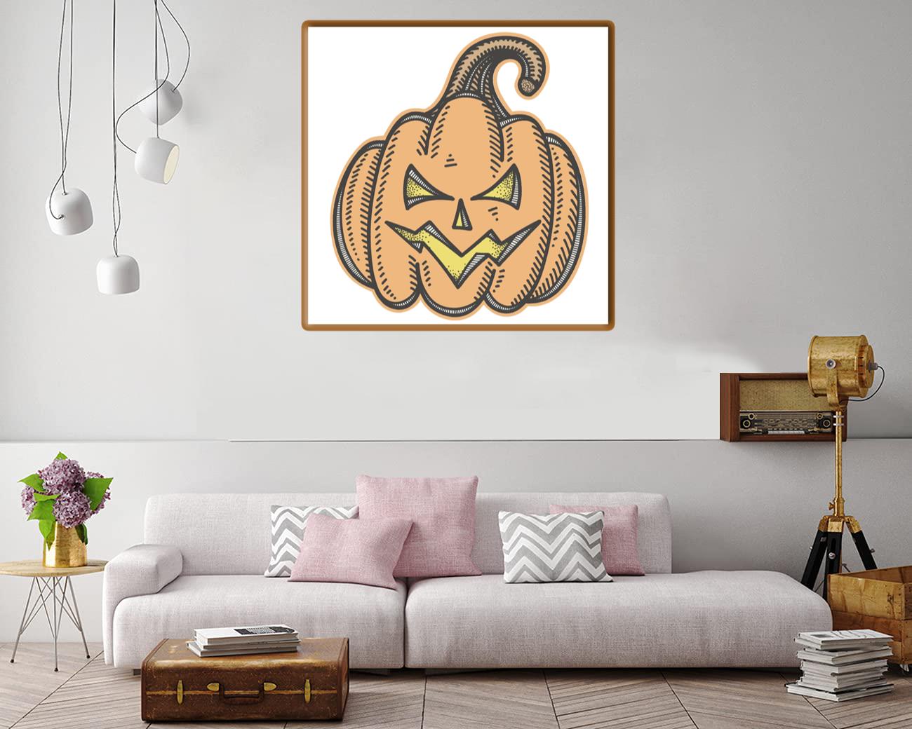 Jackolantern Halloween Doodle Collection Canvas Print Canvas, Poster Jackolantern Halloween Doodle Collection Canvas Print Canvas, Poster