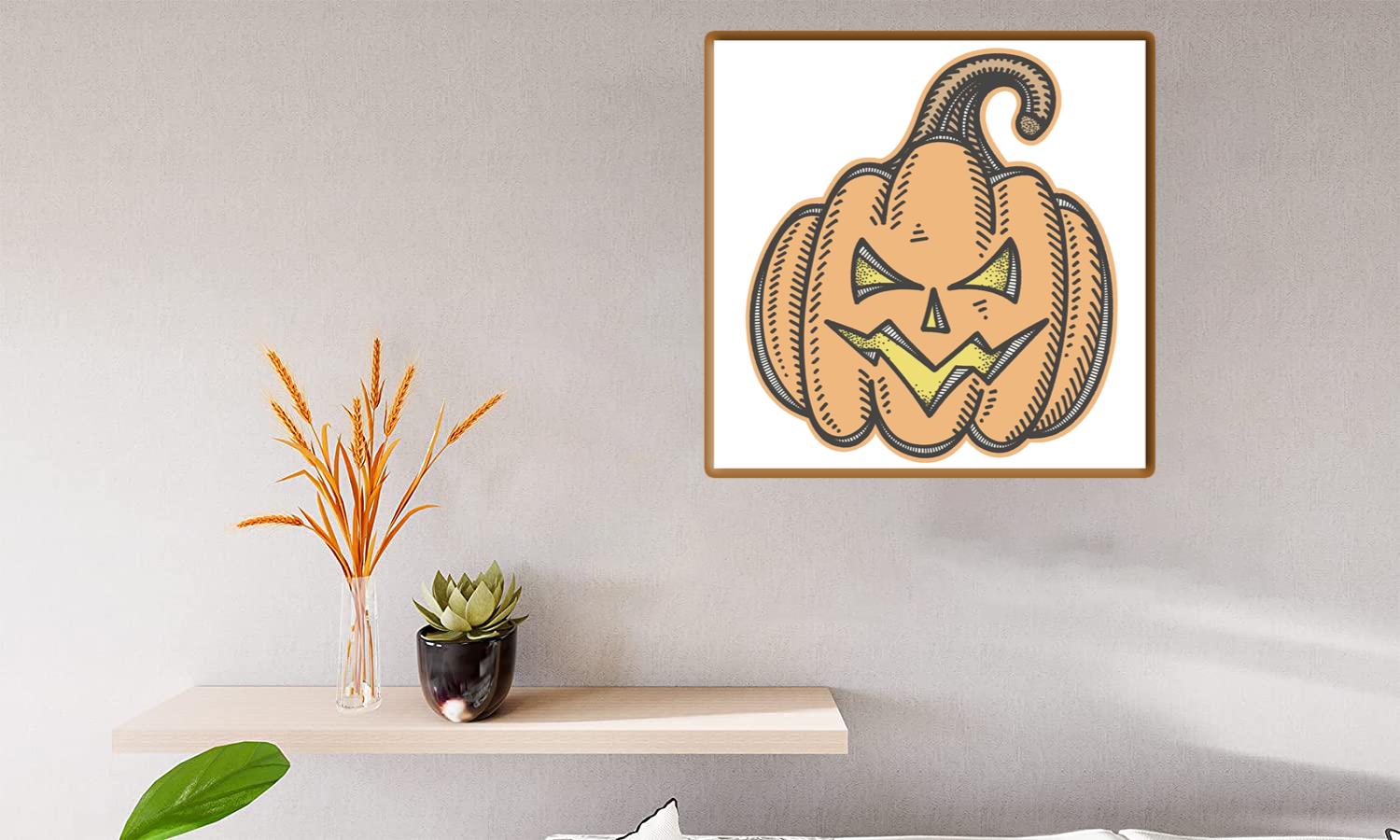 Alternative view of Jackolantern Halloween Doodle Collection Canvas Print Canvas, Poster