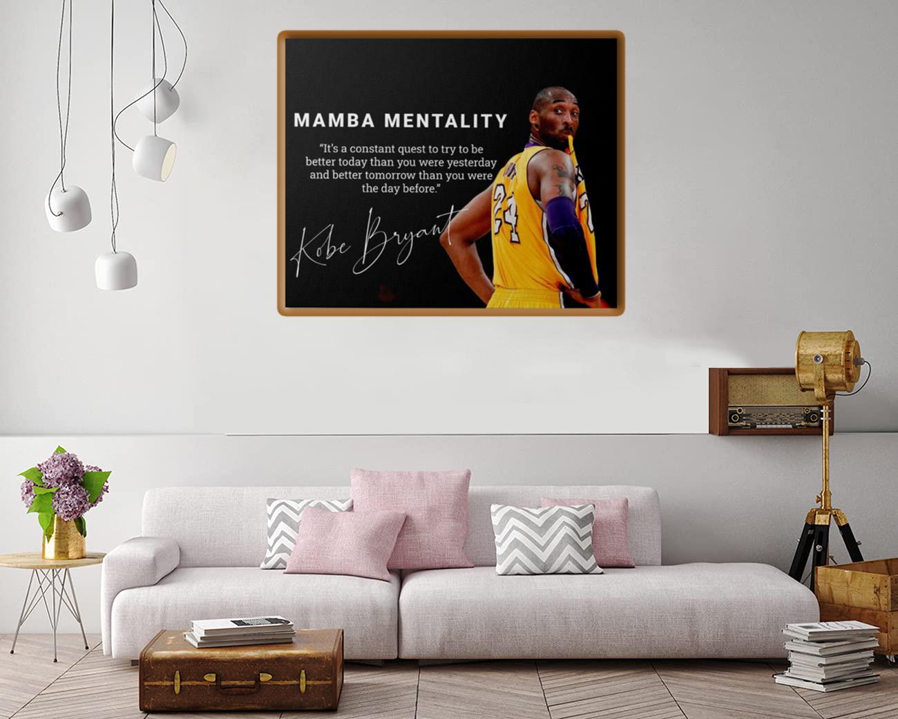 Mamba Mentality Canvas Wall Art Canvas, Poster
