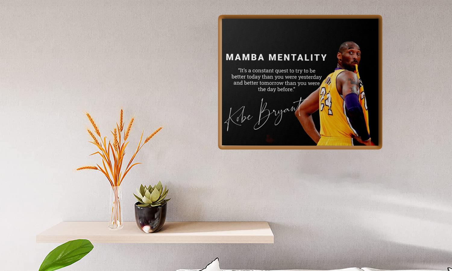 Alternative view of Mamba Mentality Canvas Wall Art Canvas, Poster