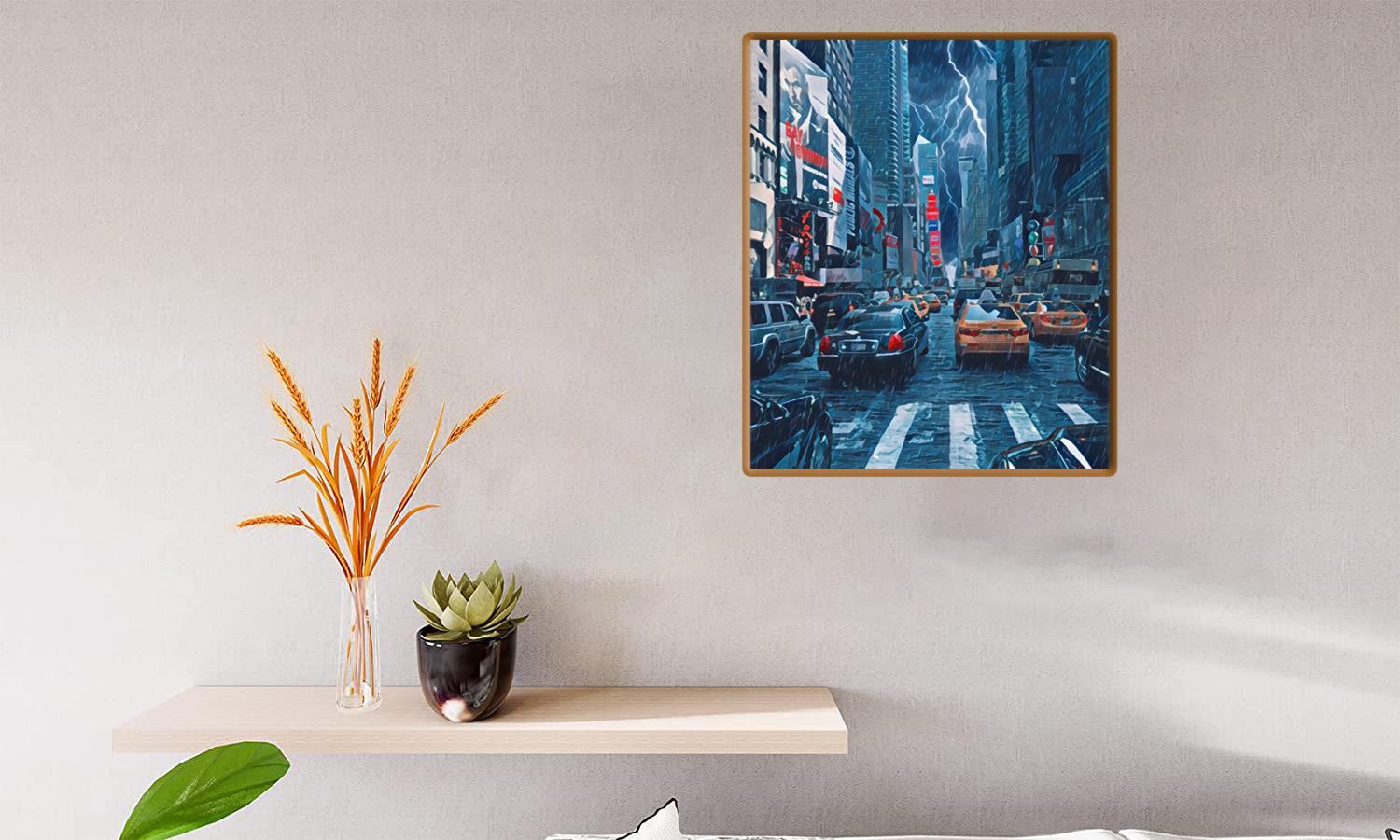Alternative view of New York Storm Canvas Print Canvas, Poster