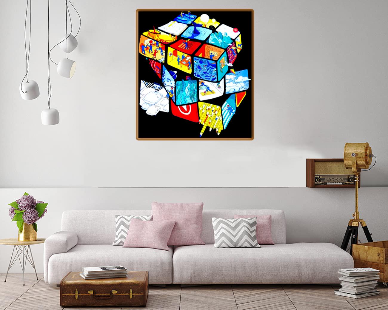 Rocka Cube Canvas Print Canvas, Poster Rocka Cube Canvas Print Canvas, Poster