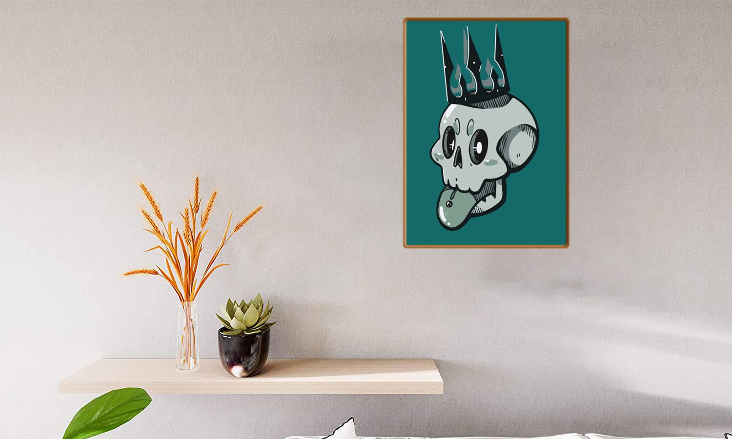 Alternative view of Skull King Canvas Print Canvas, Poster
